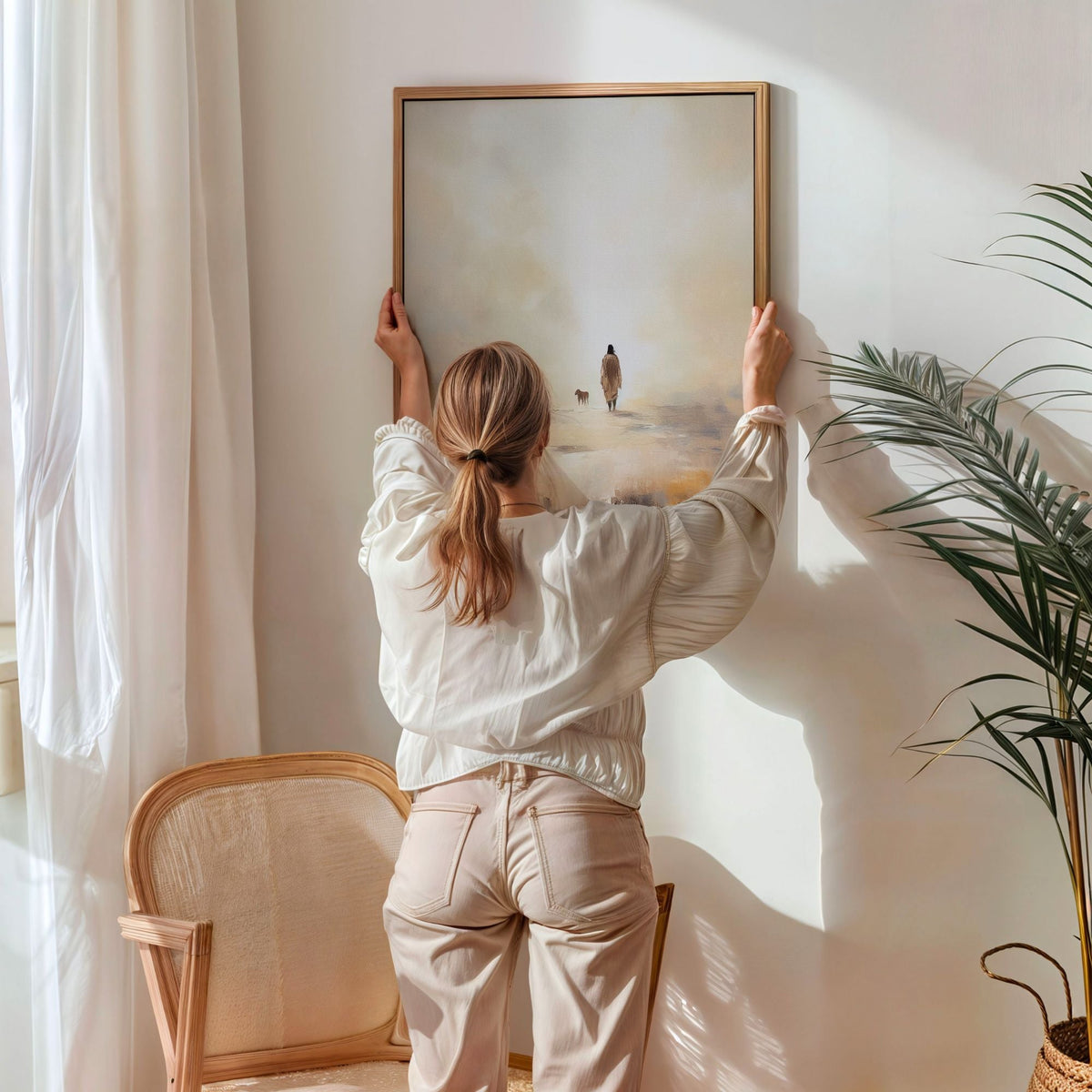 Parable of The Lost Sheep - Canvas