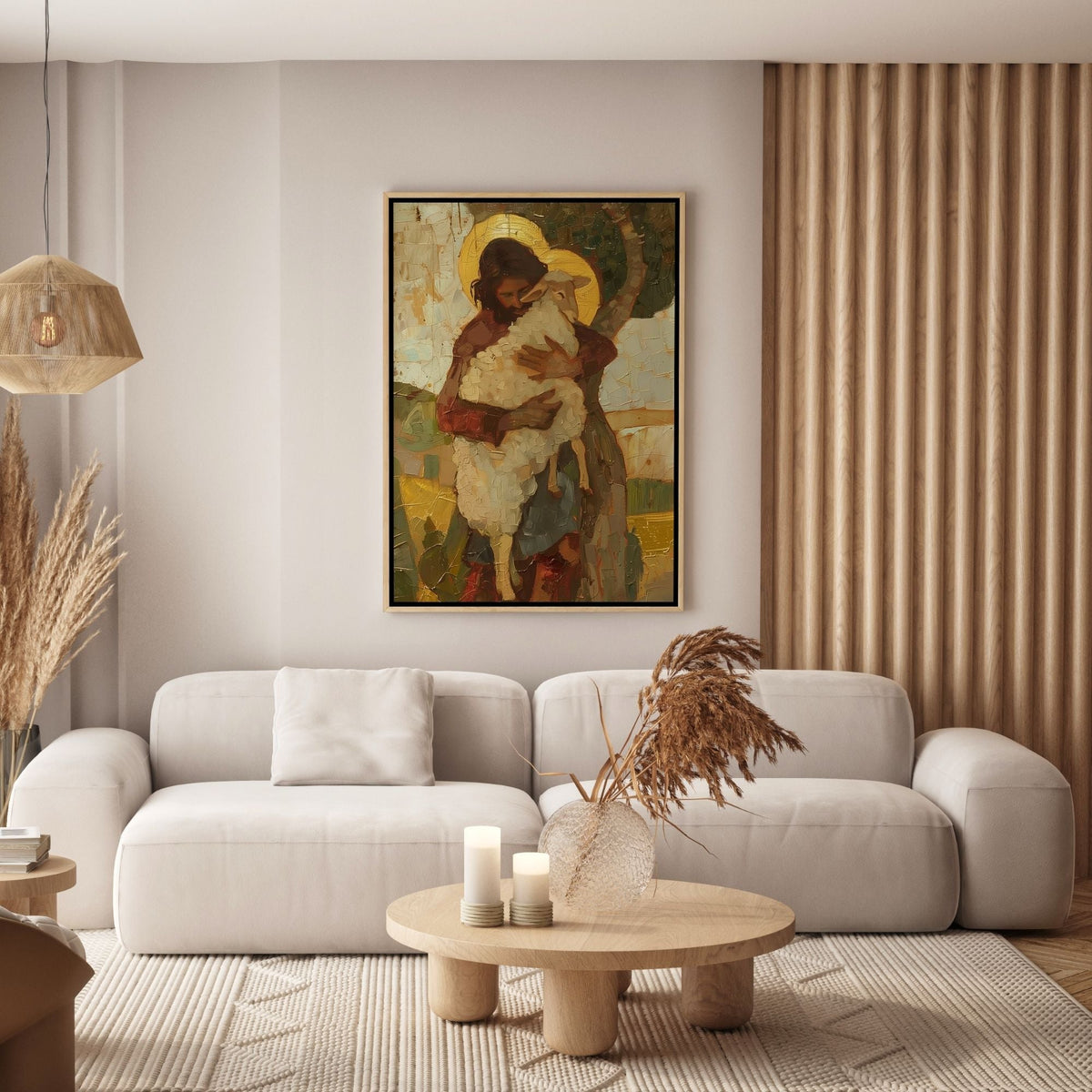 Parable of The Lost Sheep V - Canvas