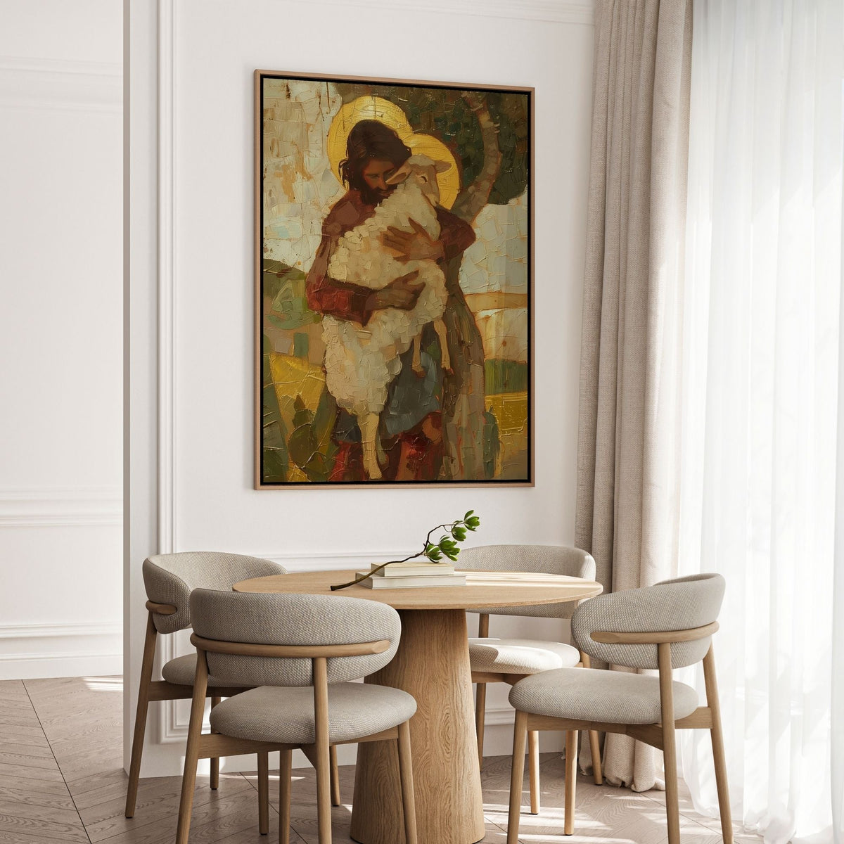 Parable of The Lost Sheep V - Canvas