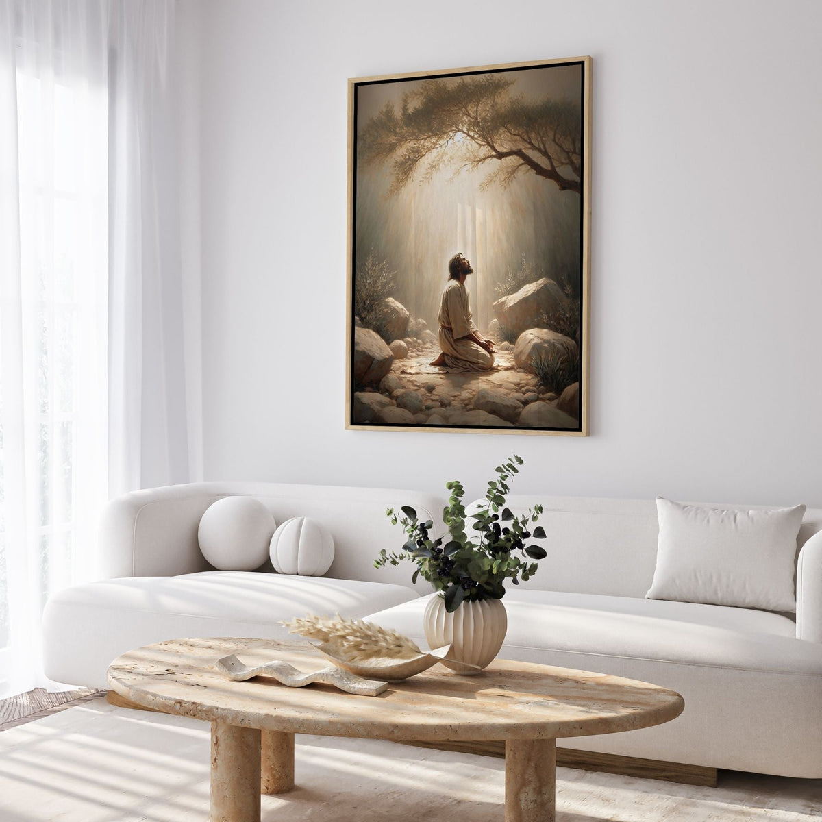 Jesus in the Garden of Gethsemane - Canvas
