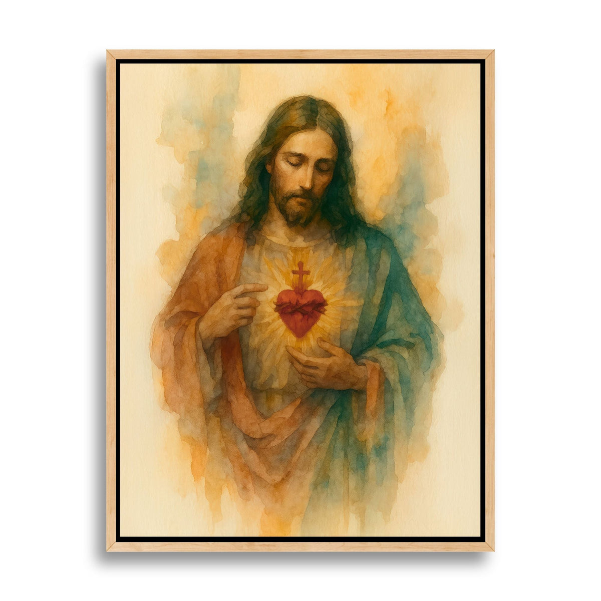The Sacred Heart of Jesus II - Canvas