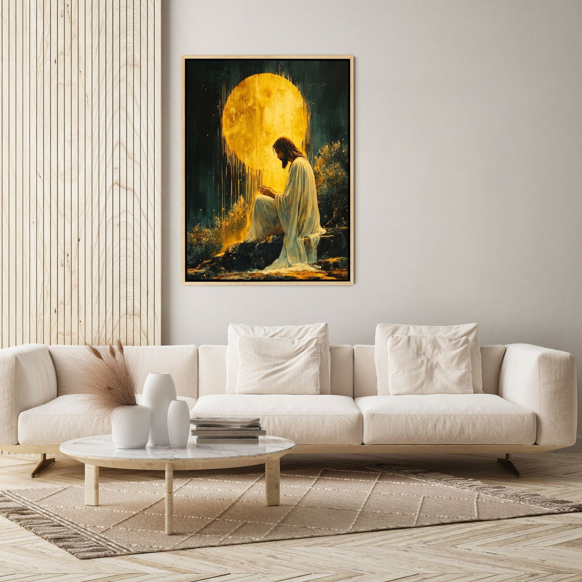 Jesus in the Garden of Gethsemane II - Canvas