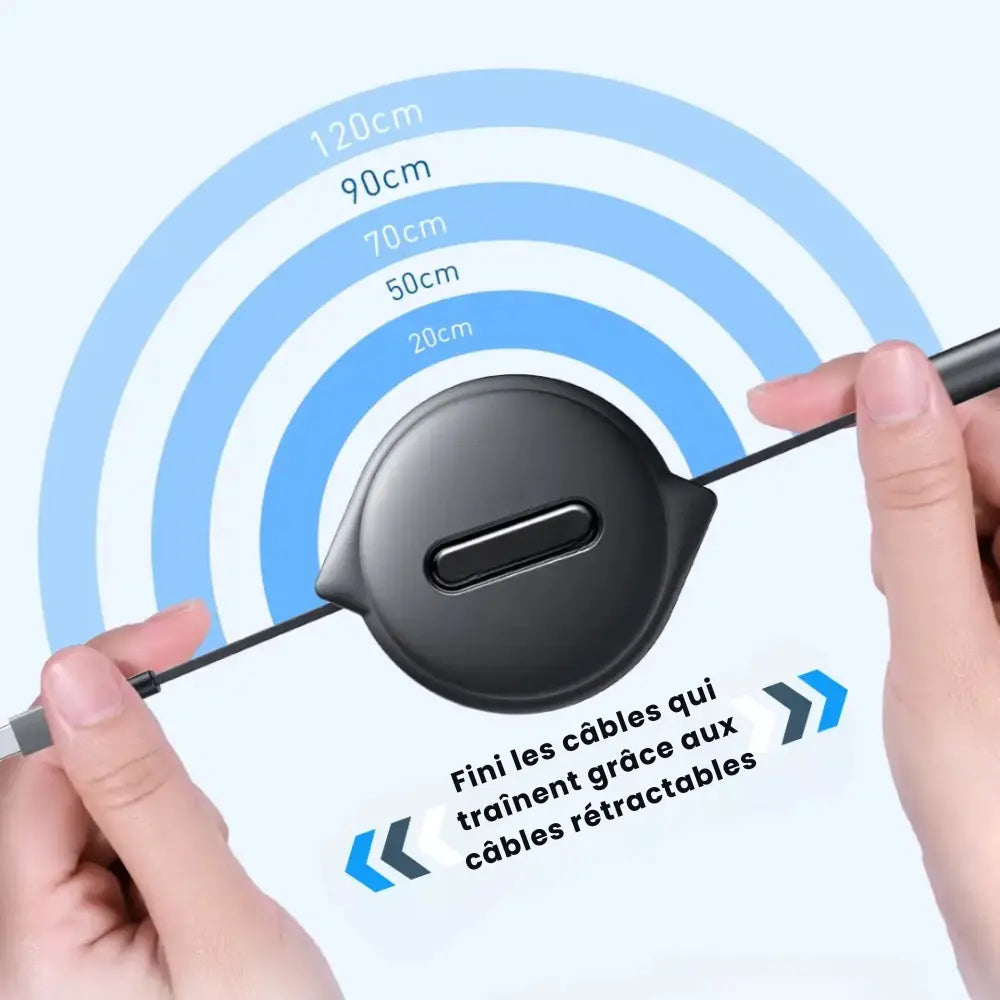 MultiFlex™ | Câble 3-en-1 rétractable et ultra-pratique