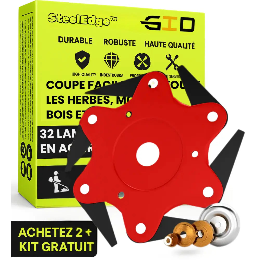 SteelEdge™ | La tête de débroussailleuse indestructible