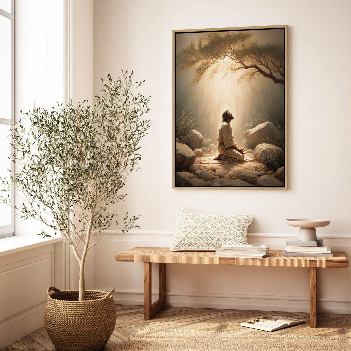 Jesus in the Garden of Gethsemane - Canvas