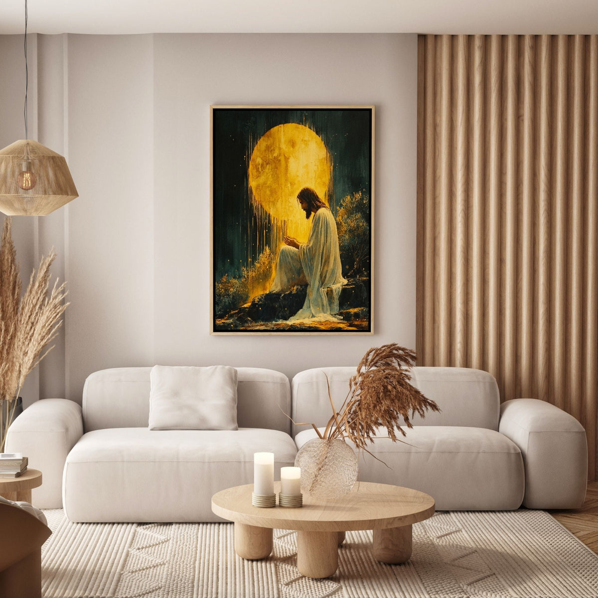 Jesus in the Garden of Gethsemane II - Canvas