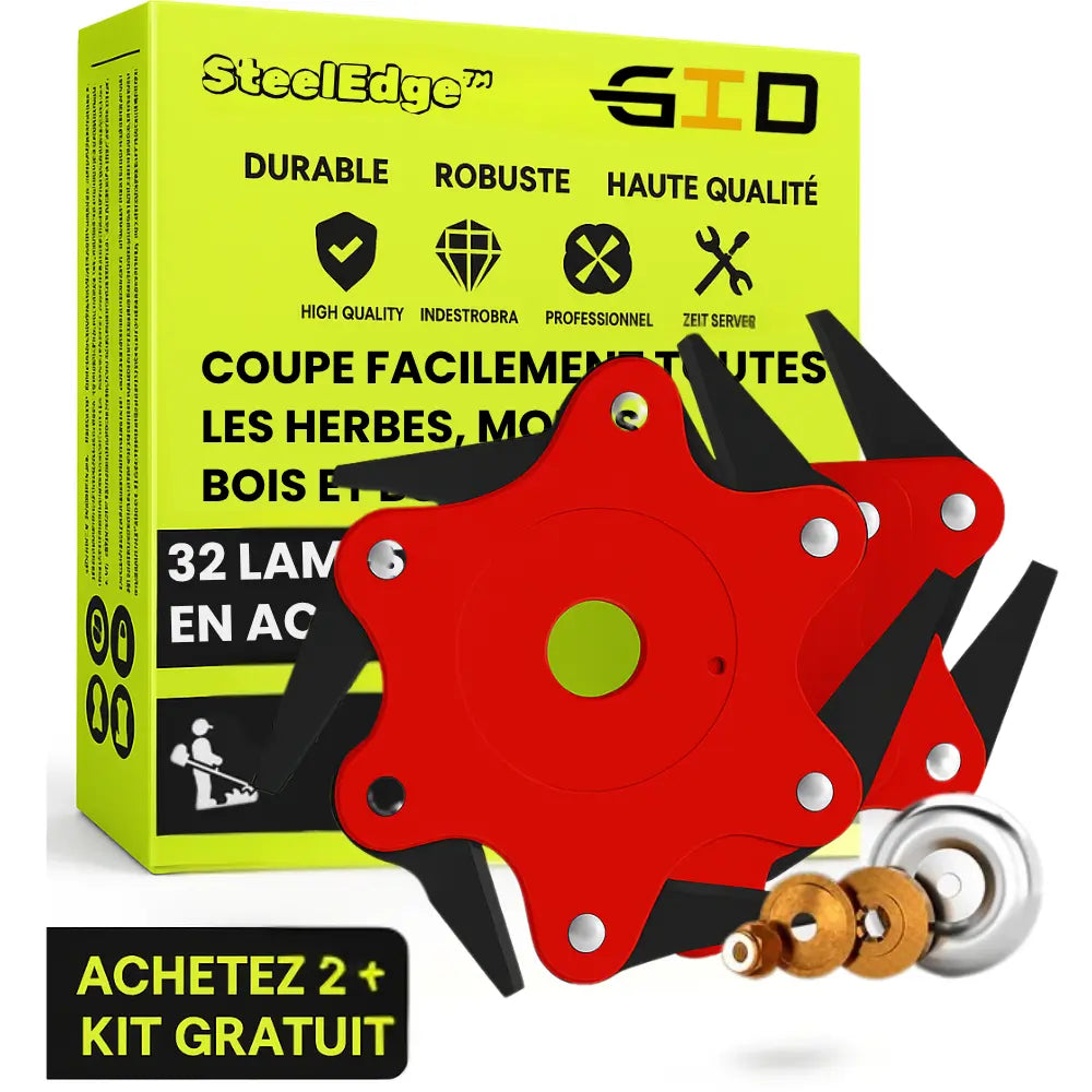 SteelEdge™ | La tête de débroussailleuse indestructible