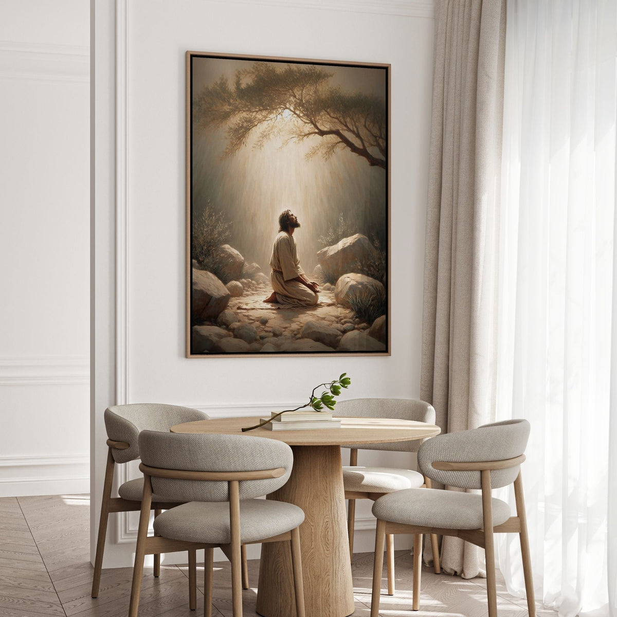 Jesus in the Garden of Gethsemane - Canvas