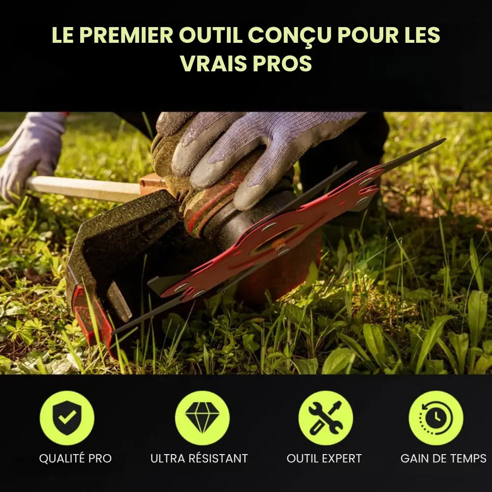 SteelEdge™ | La tête de débroussailleuse indestructible