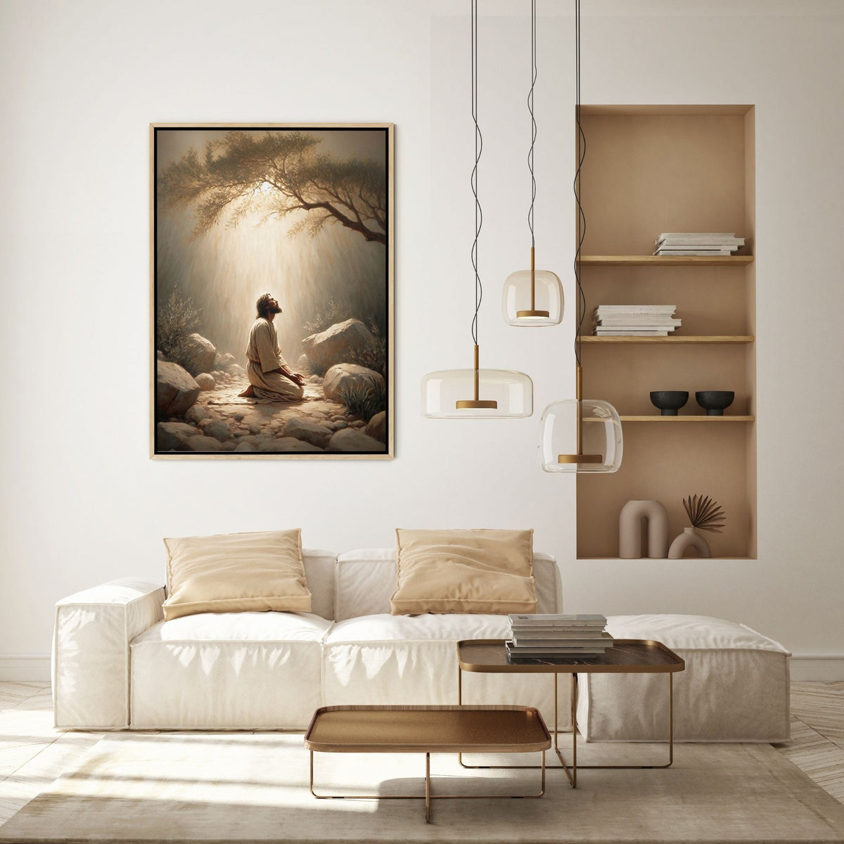 Jesus in the Garden of Gethsemane - Canvas