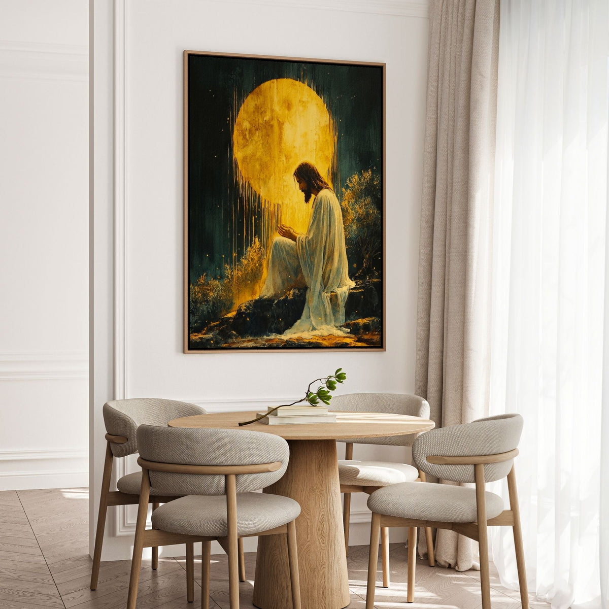 Jesus in the Garden of Gethsemane II - Canvas