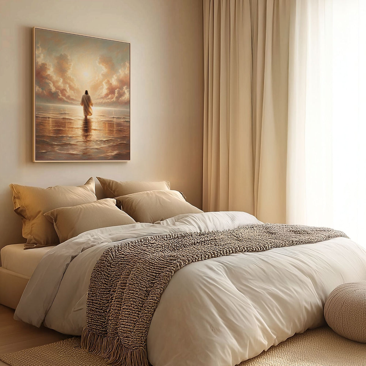 Jesus Walking on Water V - Canvas