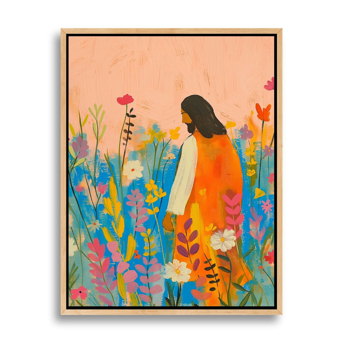 Jesus in The Garden - Canvas