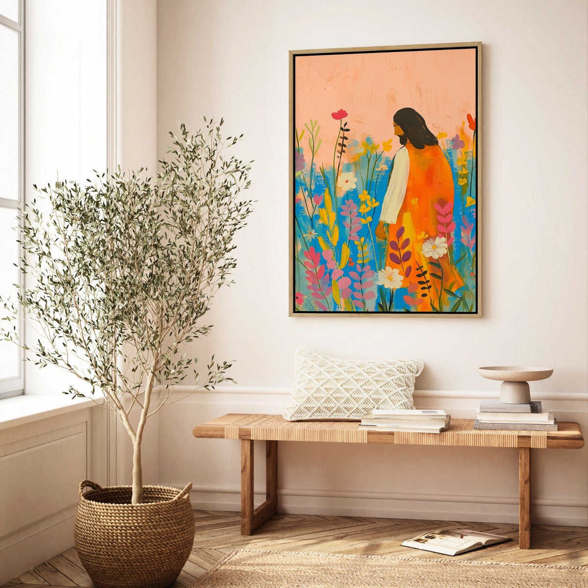 Jesus in The Garden - Canvas