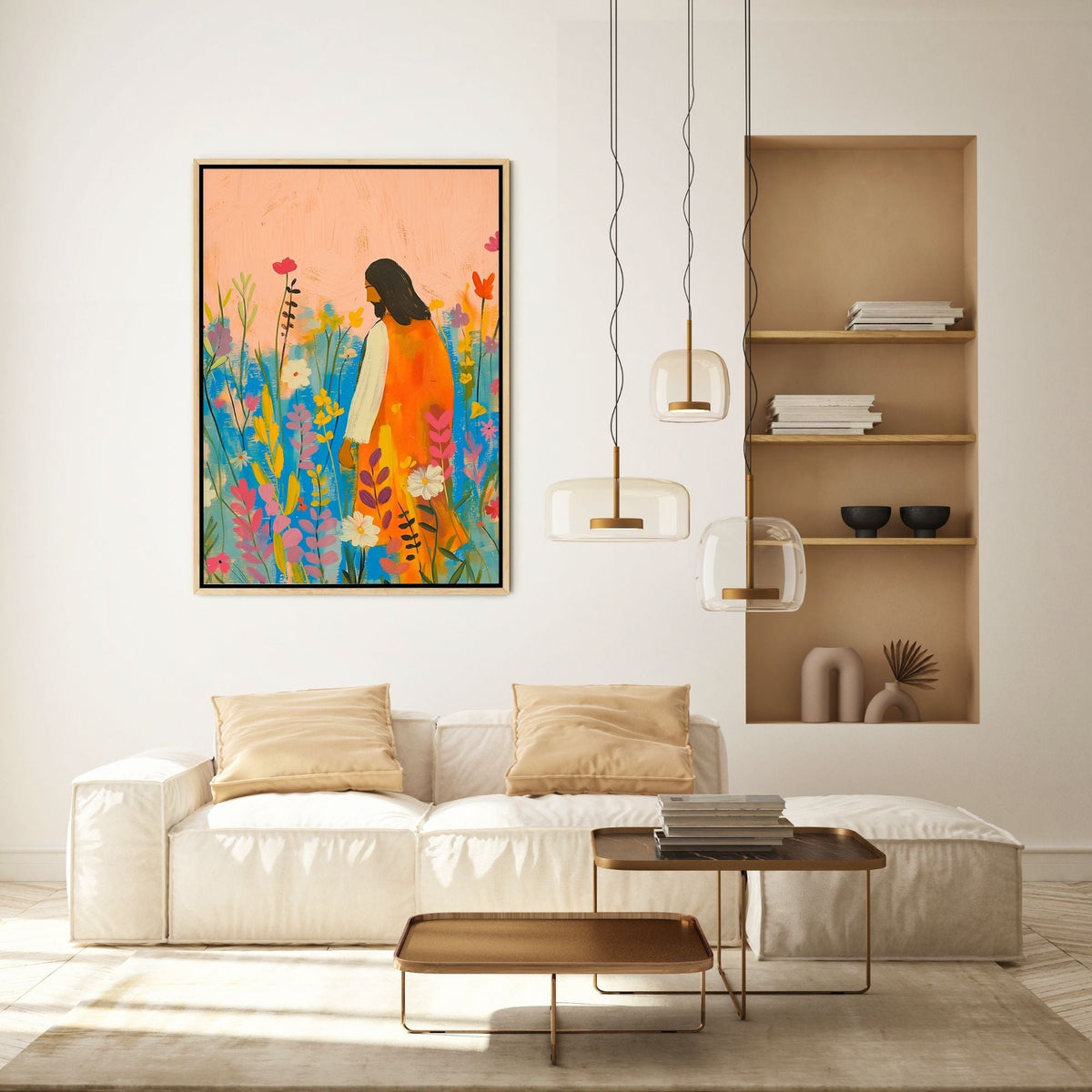 Jesus in The Garden - Canvas