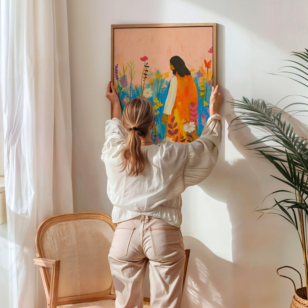 Jesus in The Garden - Canvas