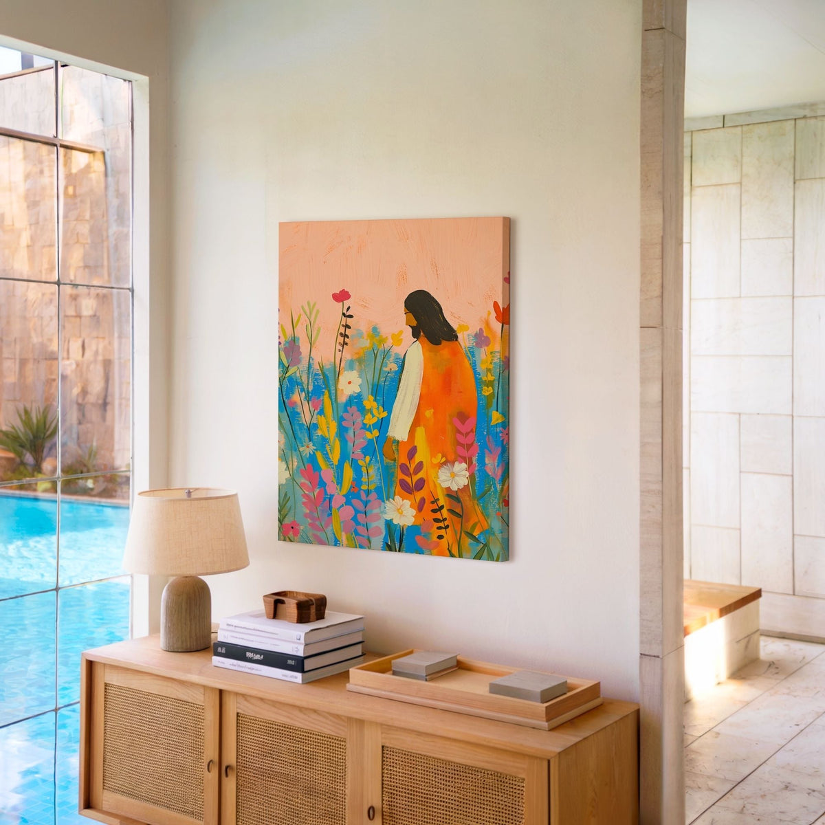 Jesus in The Garden - Canvas