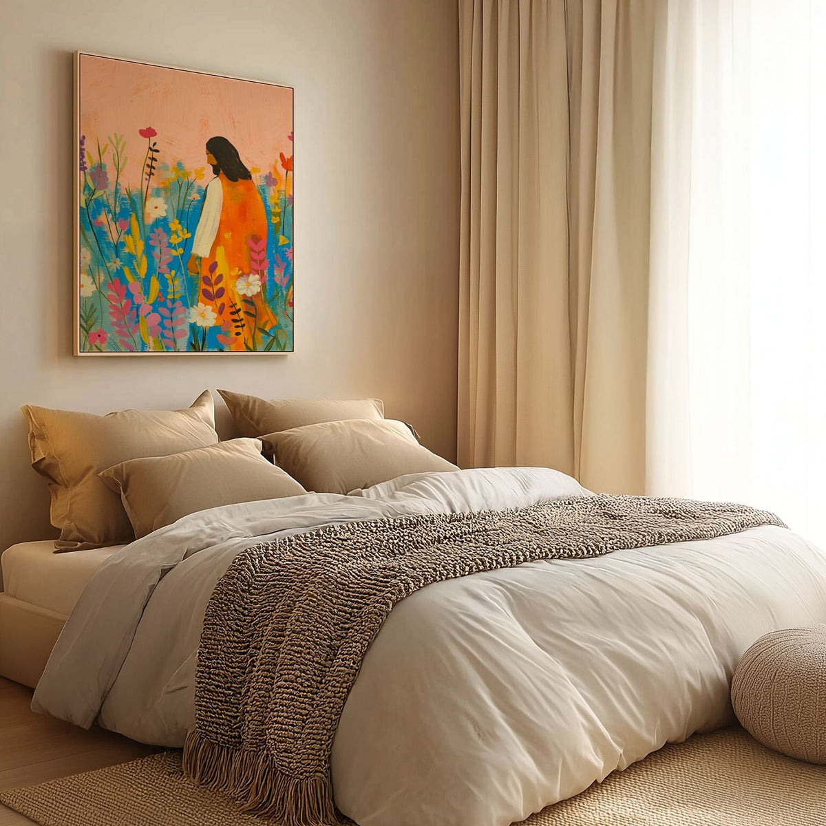 Jesus in The Garden - Canvas