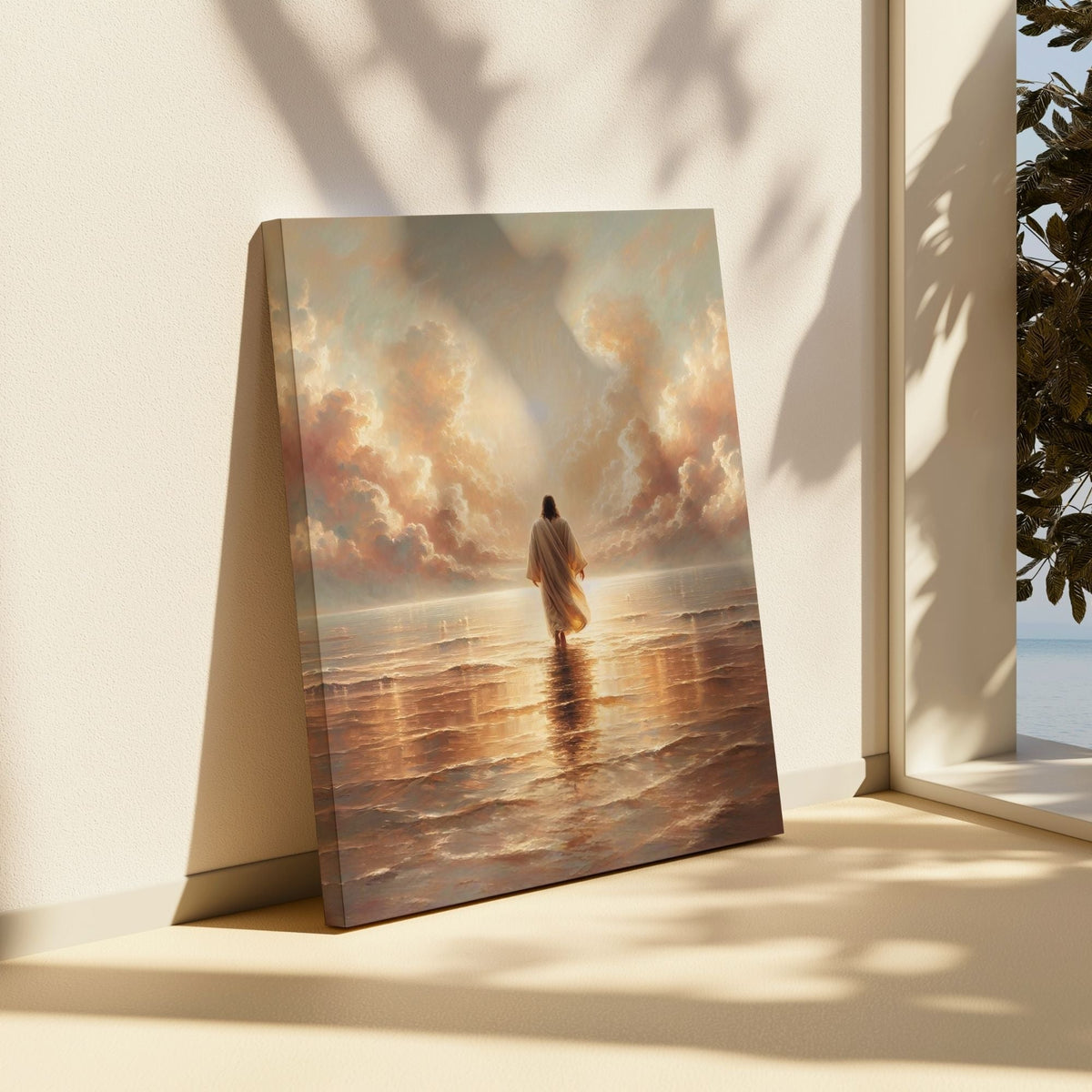 Jesus Walking on Water V - Canvas
