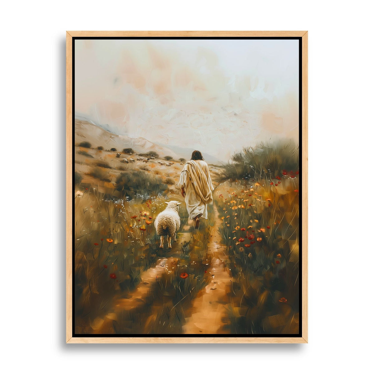Parable of The Lost Sheep II - Canvas