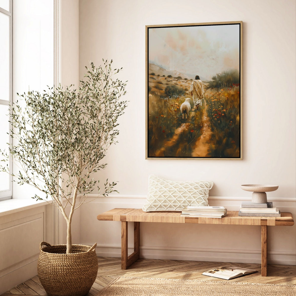 Parable of The Lost Sheep II - Canvas