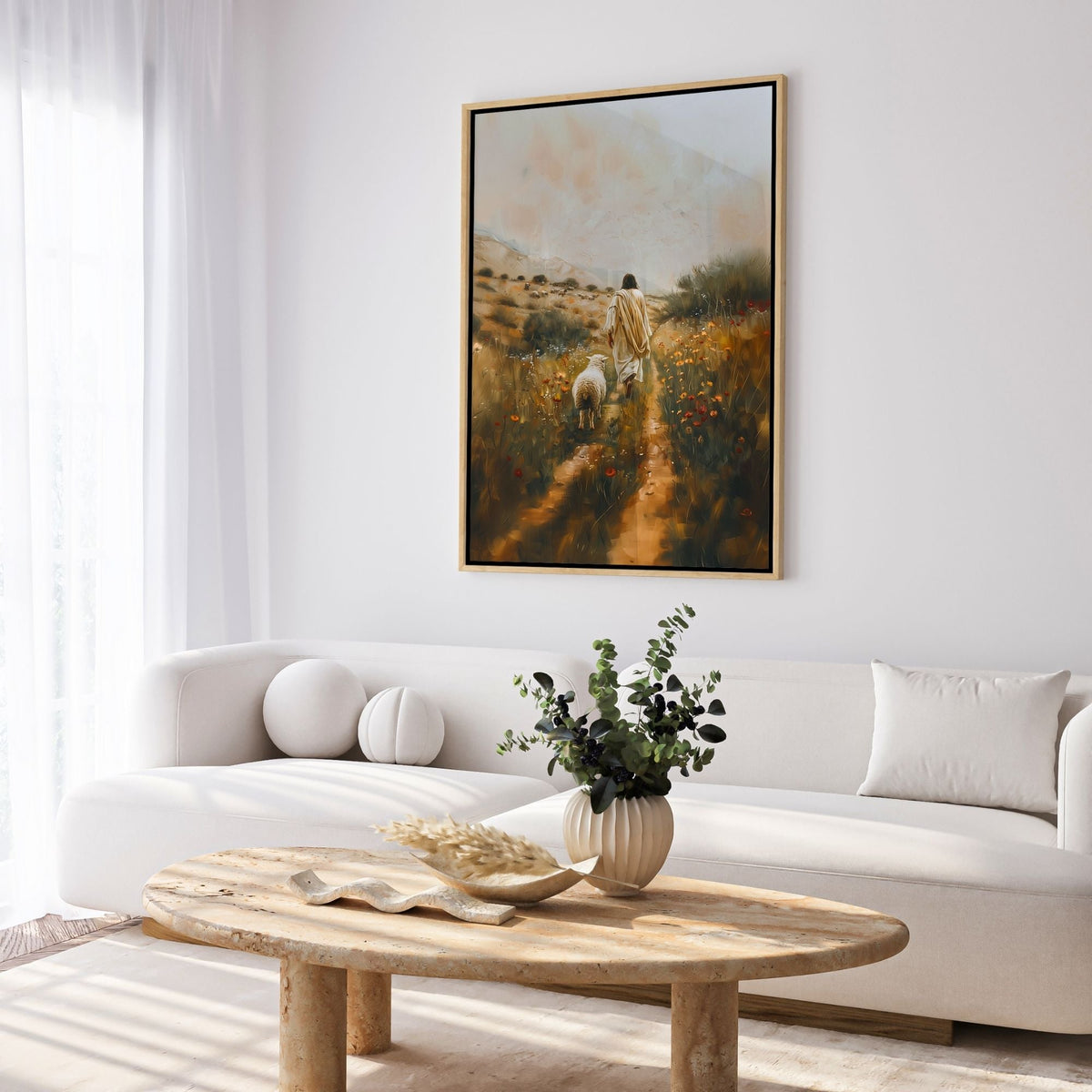 Parable of The Lost Sheep II - Canvas