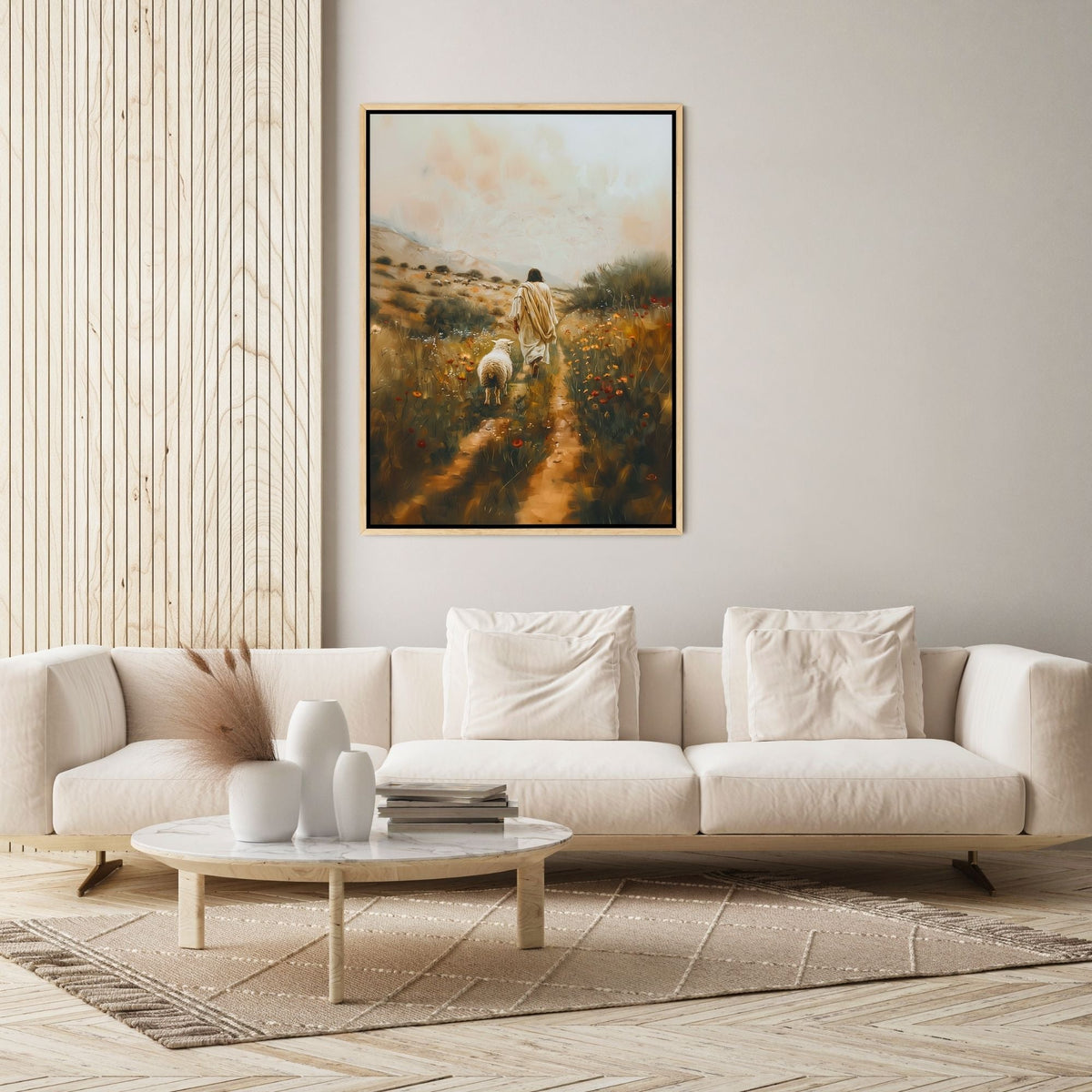 Parable of The Lost Sheep II - Canvas