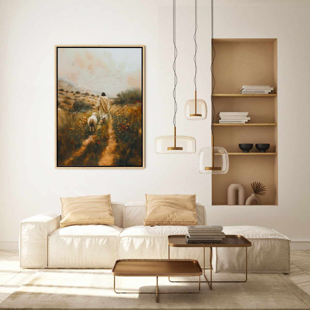 Parable of The Lost Sheep II - Canvas