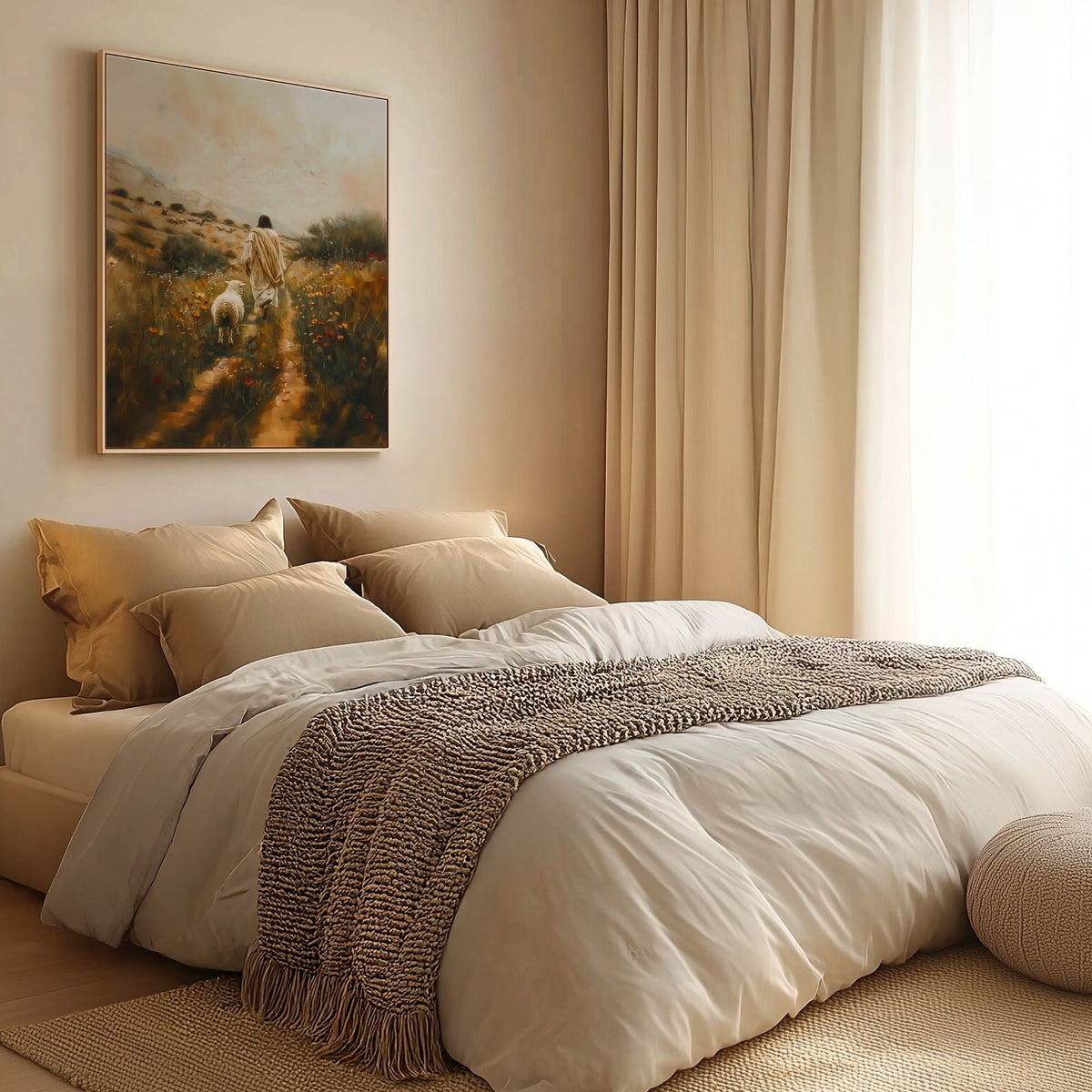 Parable of The Lost Sheep II - Canvas