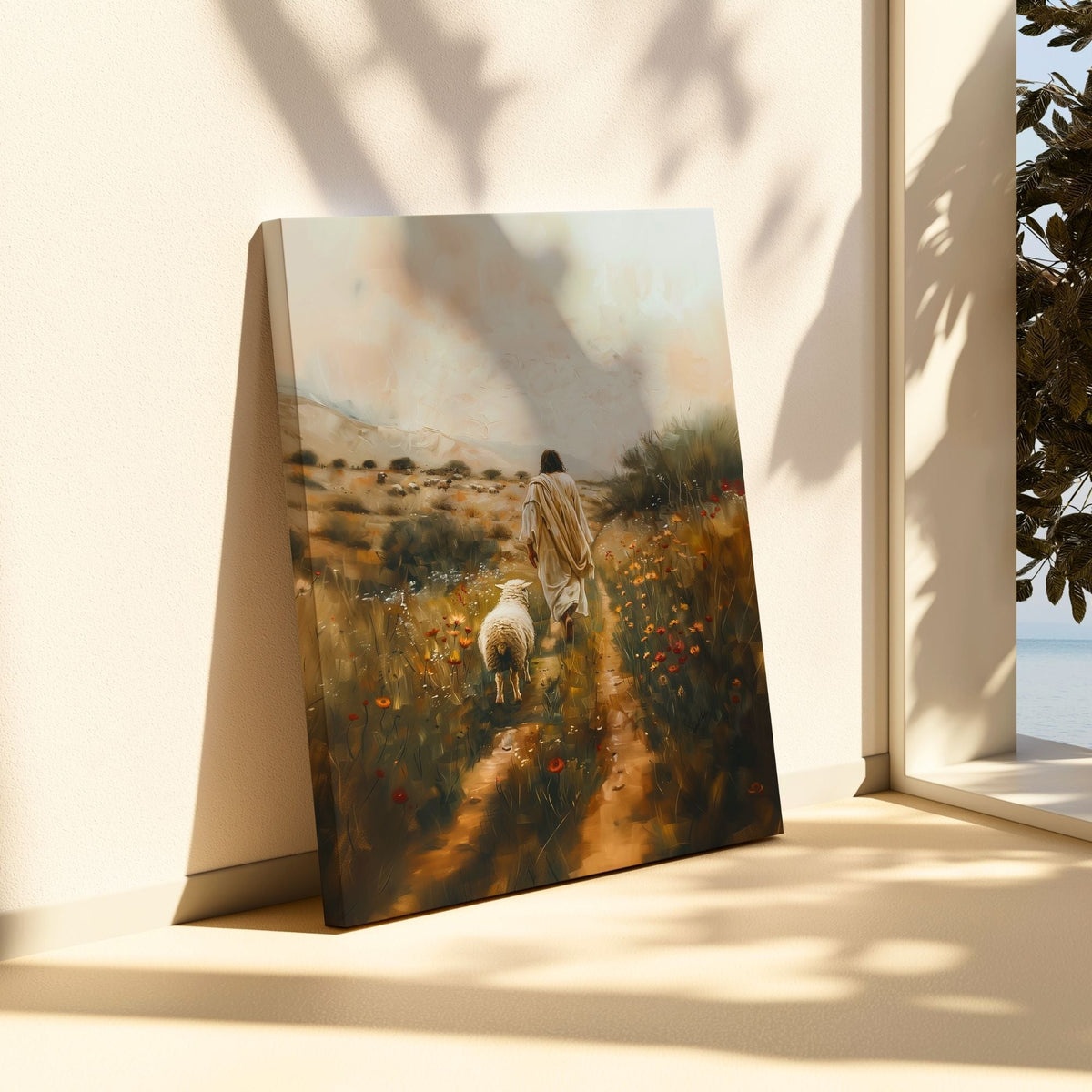 Parable of The Lost Sheep II - Canvas