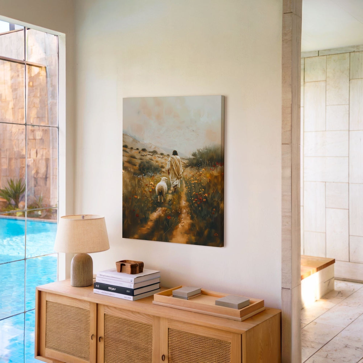 Parable of The Lost Sheep II - Canvas