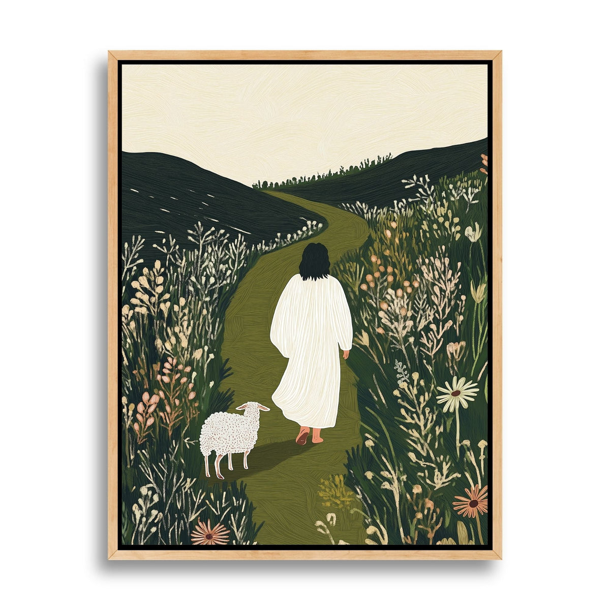 Parable of The Lost Sheep III - Canvas