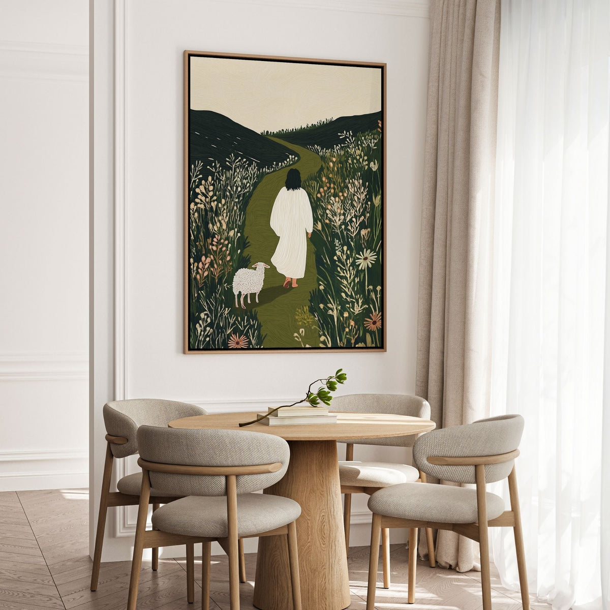 Parable of The Lost Sheep III - Canvas