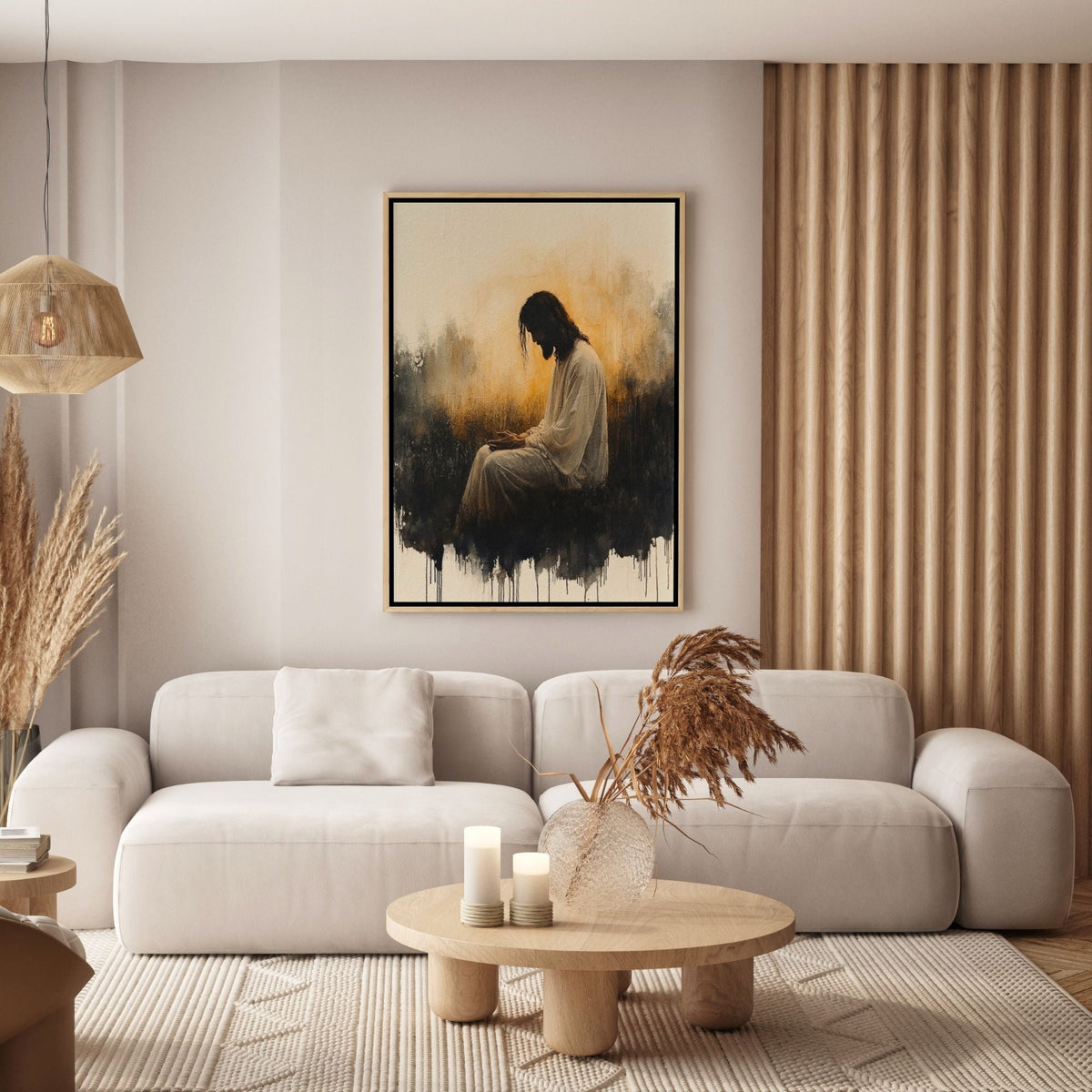 Jesus in the Garden of Gethsemane III - Canvas