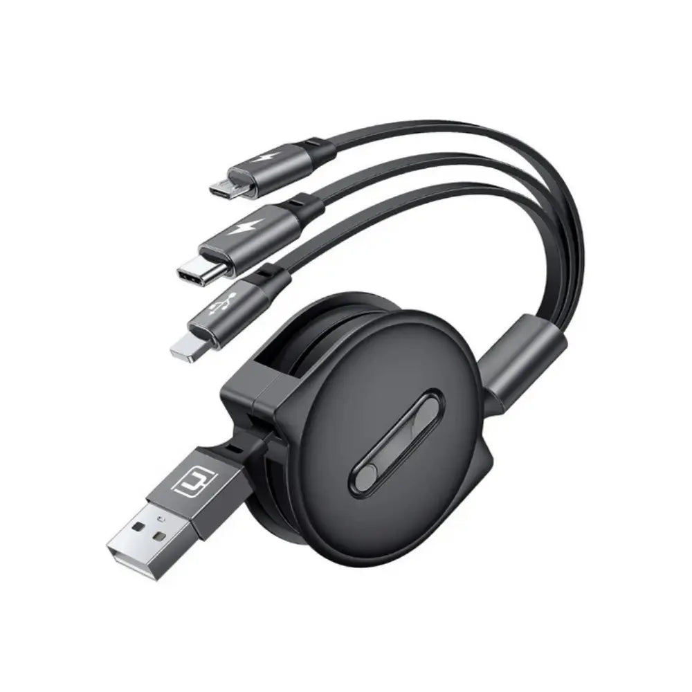 MultiFlex™ | Câble 3-en-1 rétractable et ultra-pratique