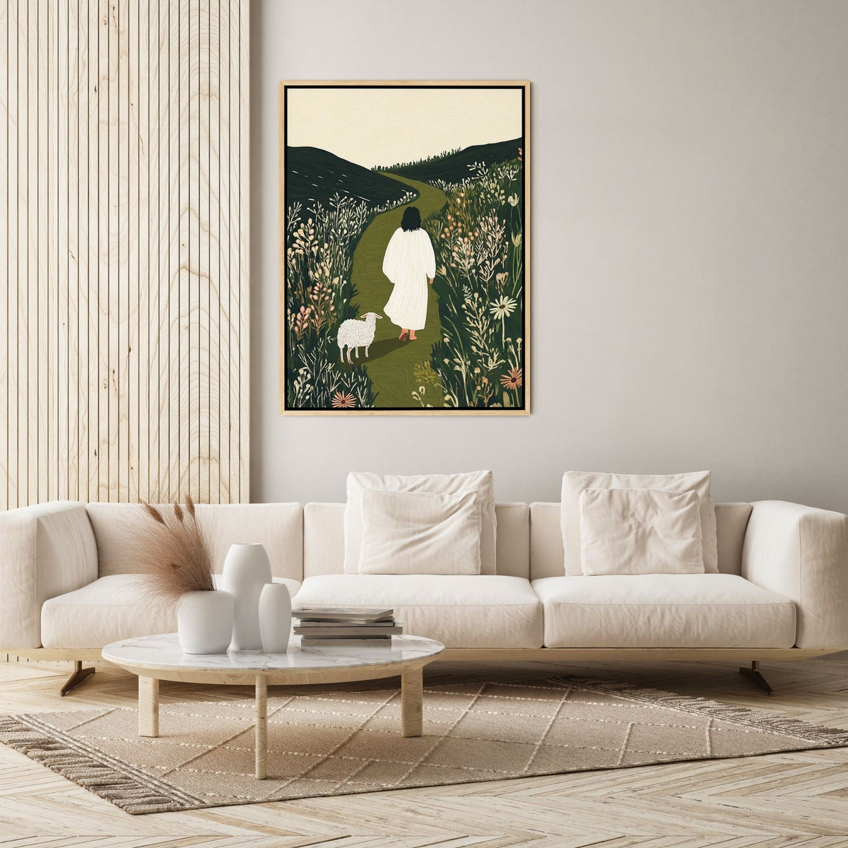 Parable of The Lost Sheep III - Canvas