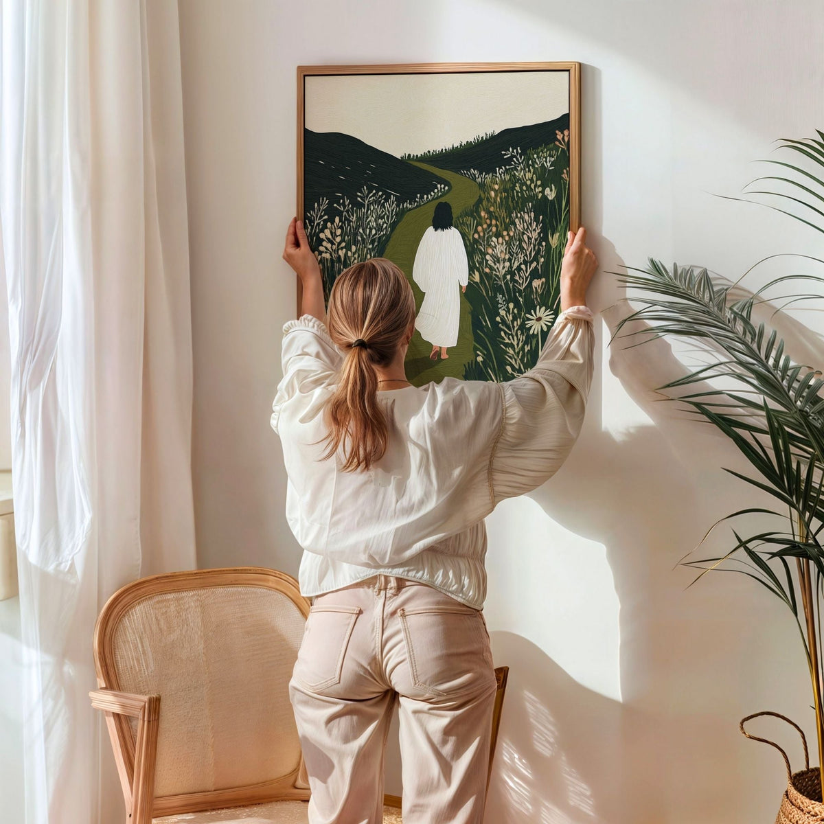 Parable of The Lost Sheep III - Canvas