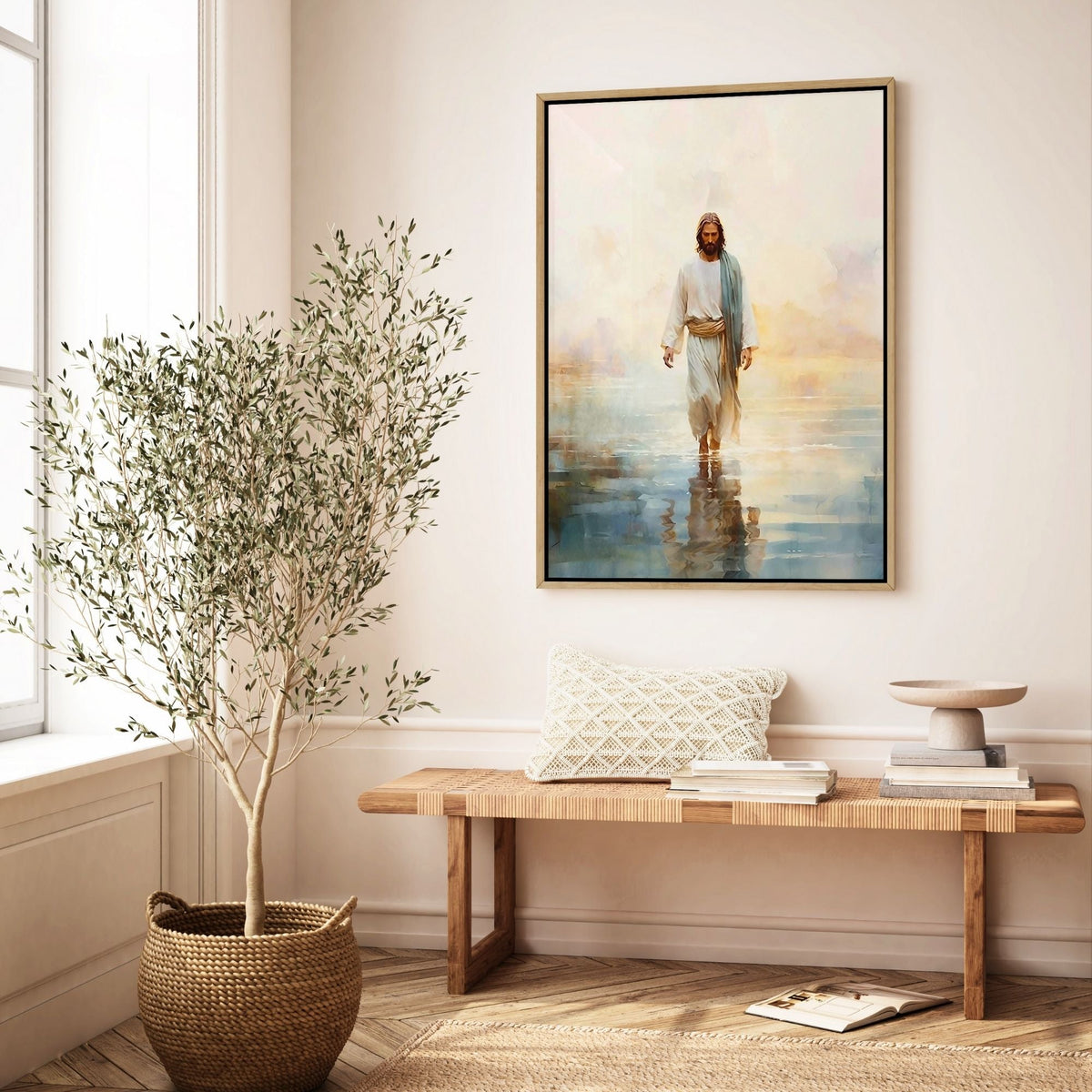 Jesus Walking on Water II - Canvas