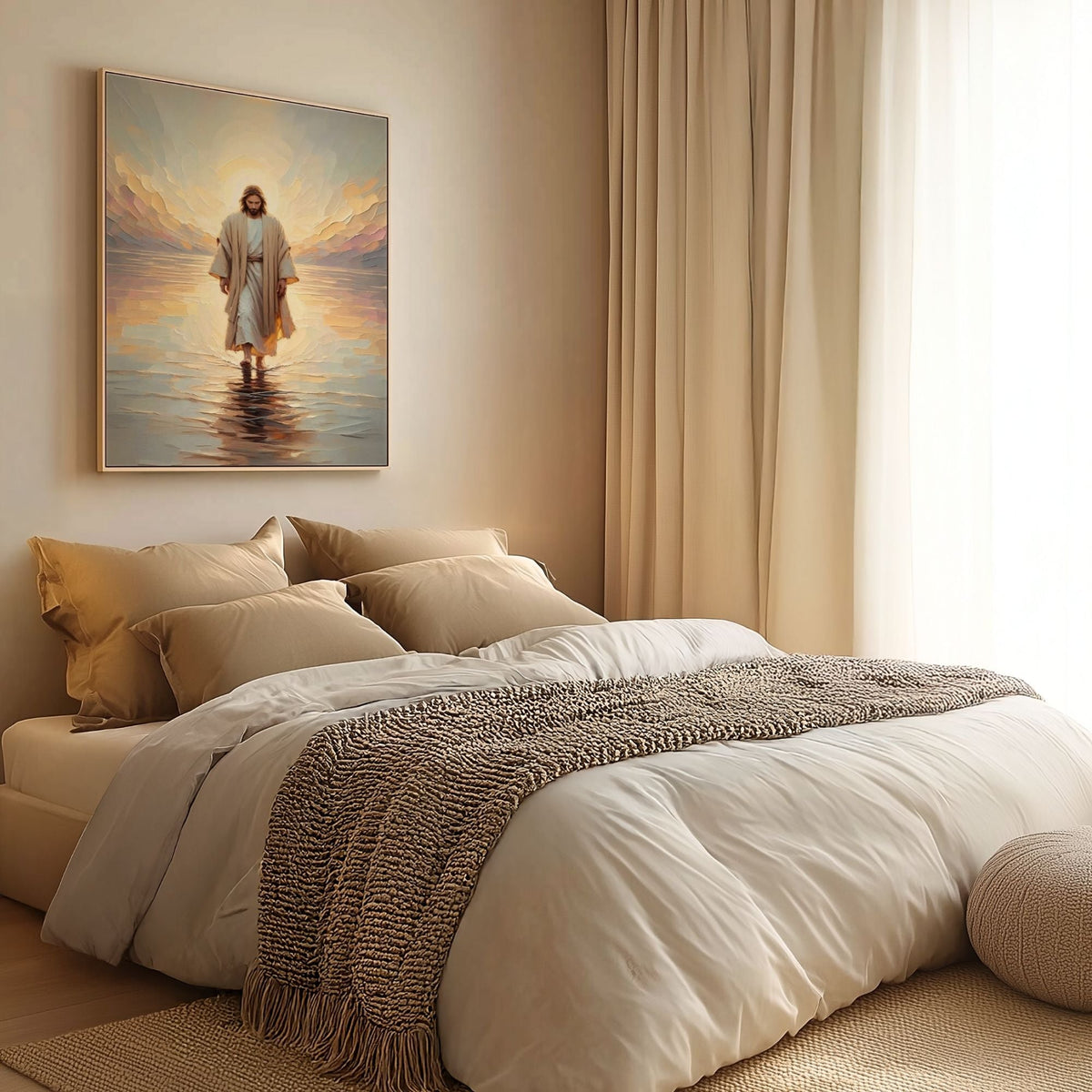 Jesus Walking on Water III - Canvas