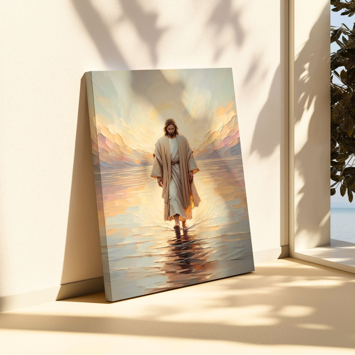 Jesus Walking on Water III - Canvas
