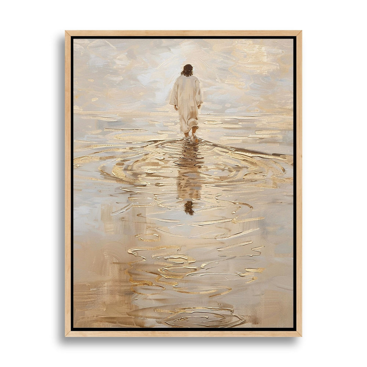 Jesus Walking on Water IV - Canvas
