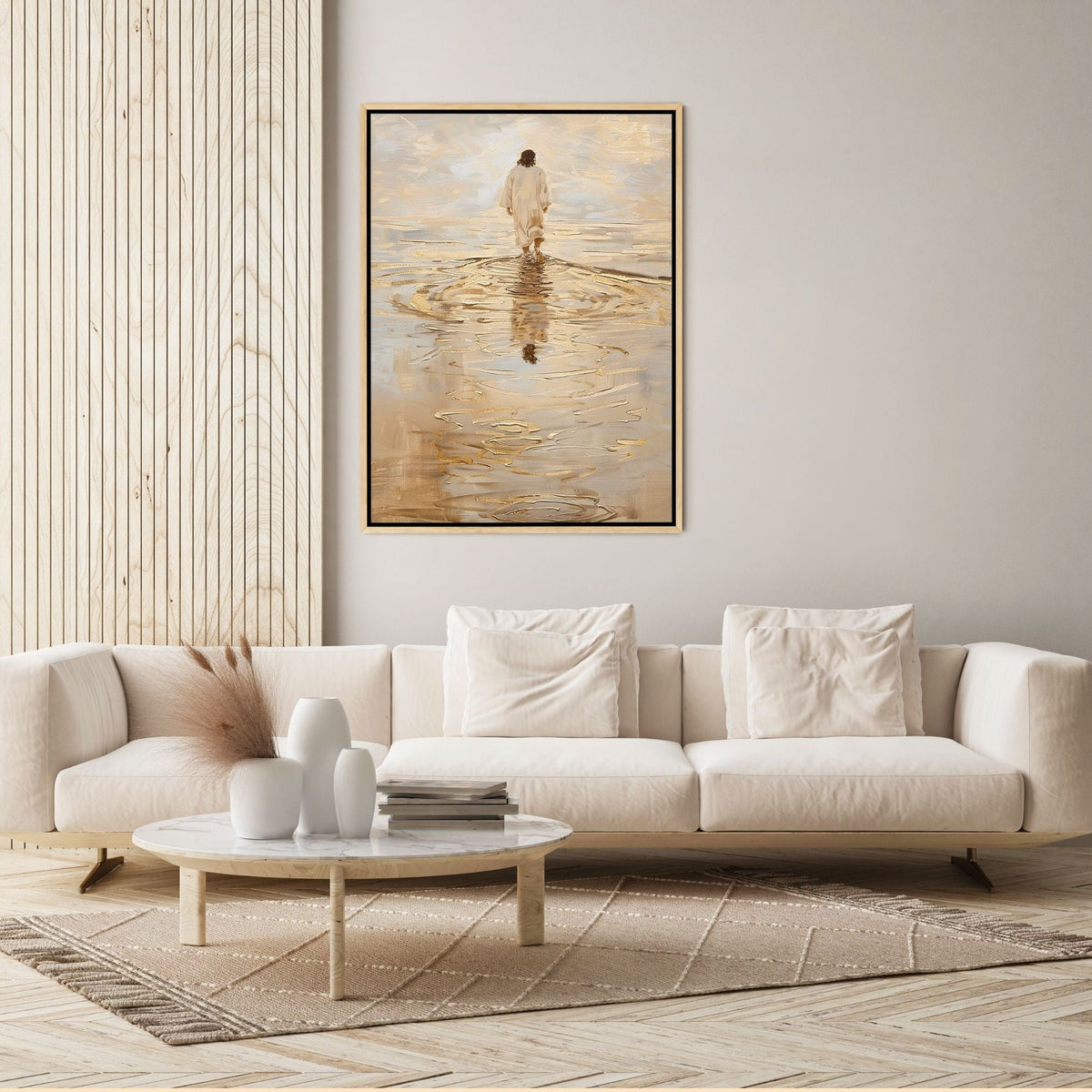 Jesus Walking on Water IV - Canvas