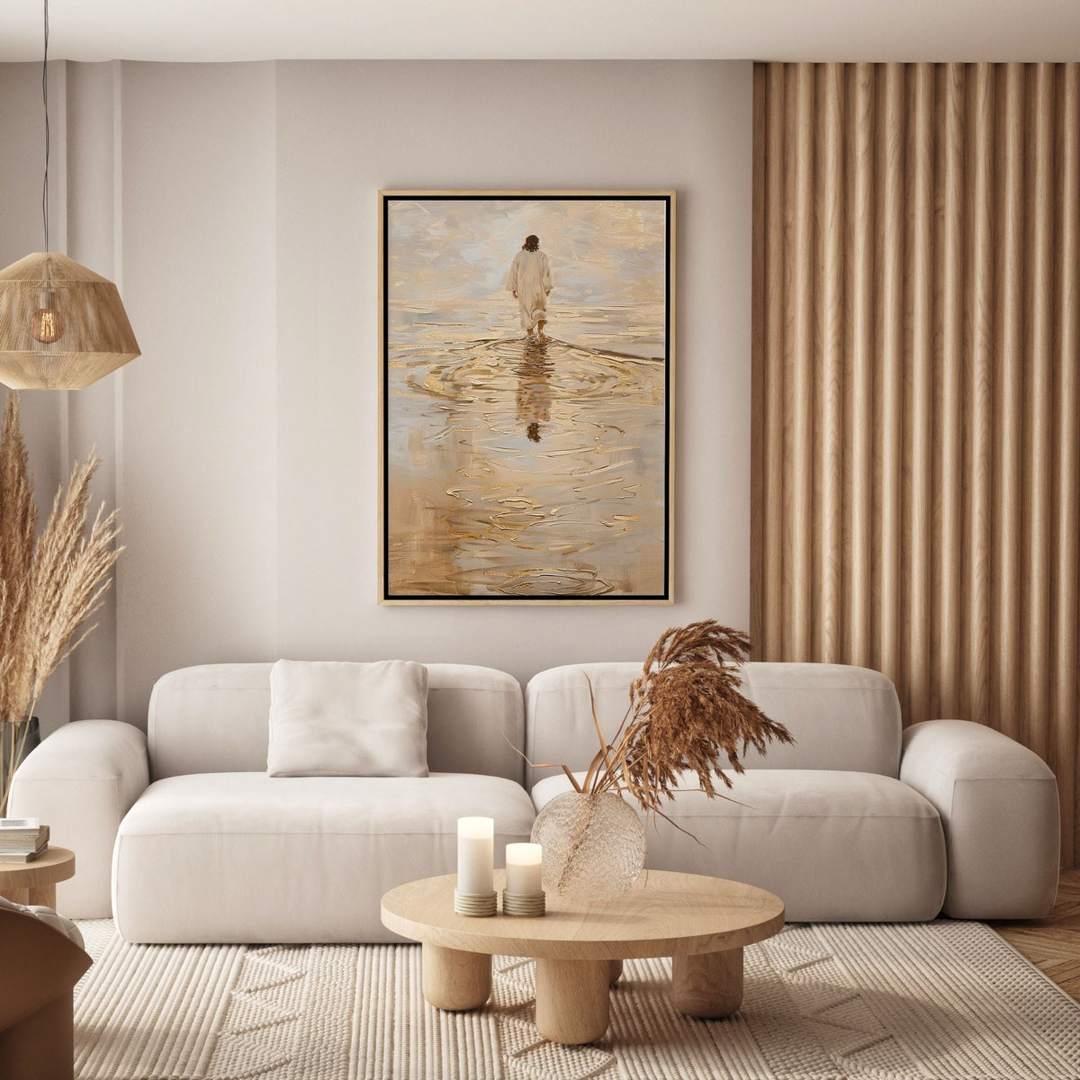 Jesus Walking on Water IV - Canvas