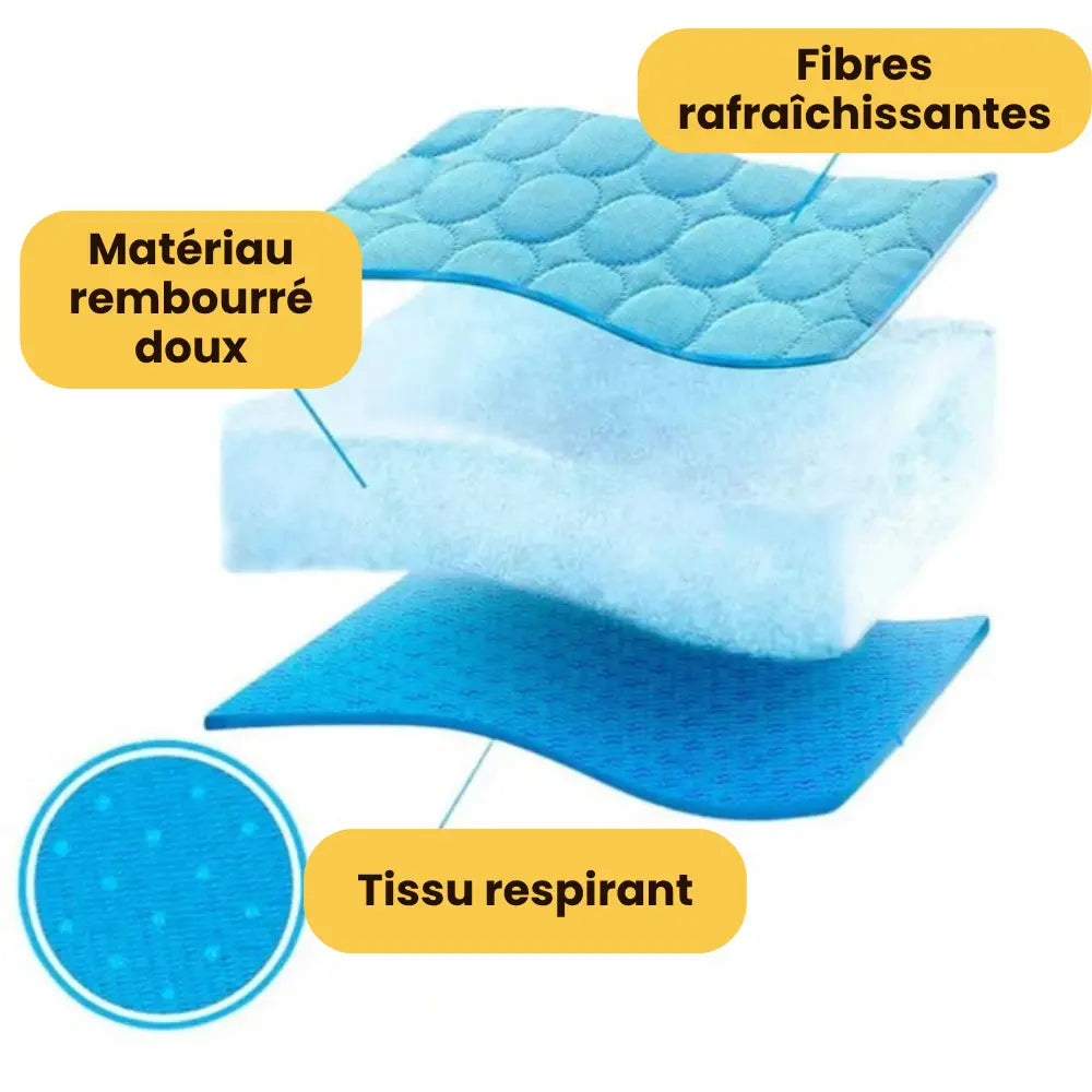 CoolPaws™| Tapis de fraîcheur apaisant pour vos compagnons