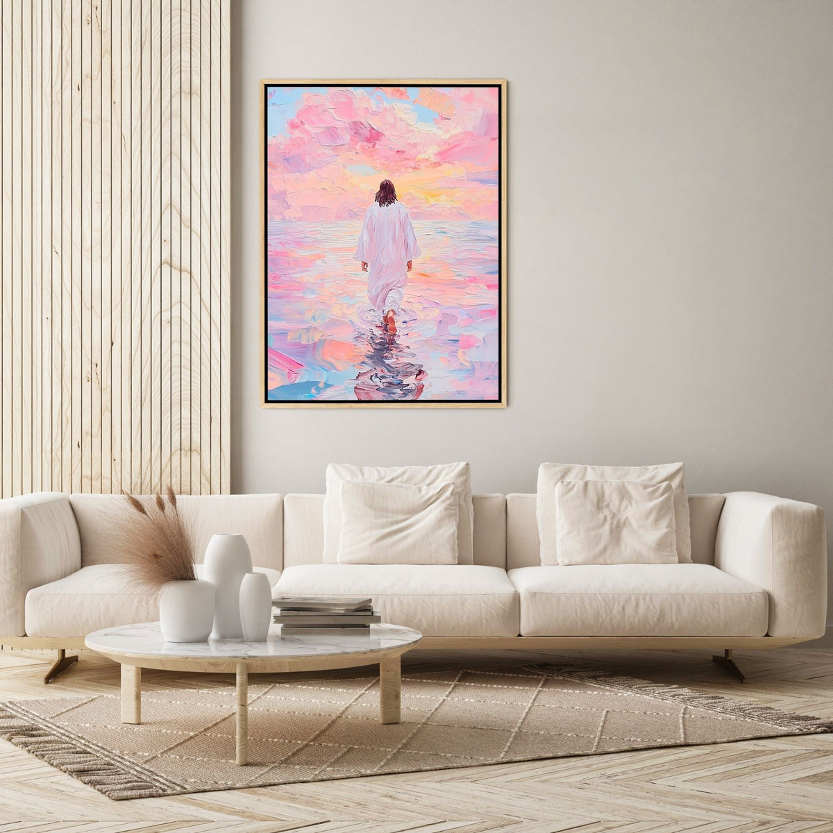 Jesus Walking on Water VI - Canvas