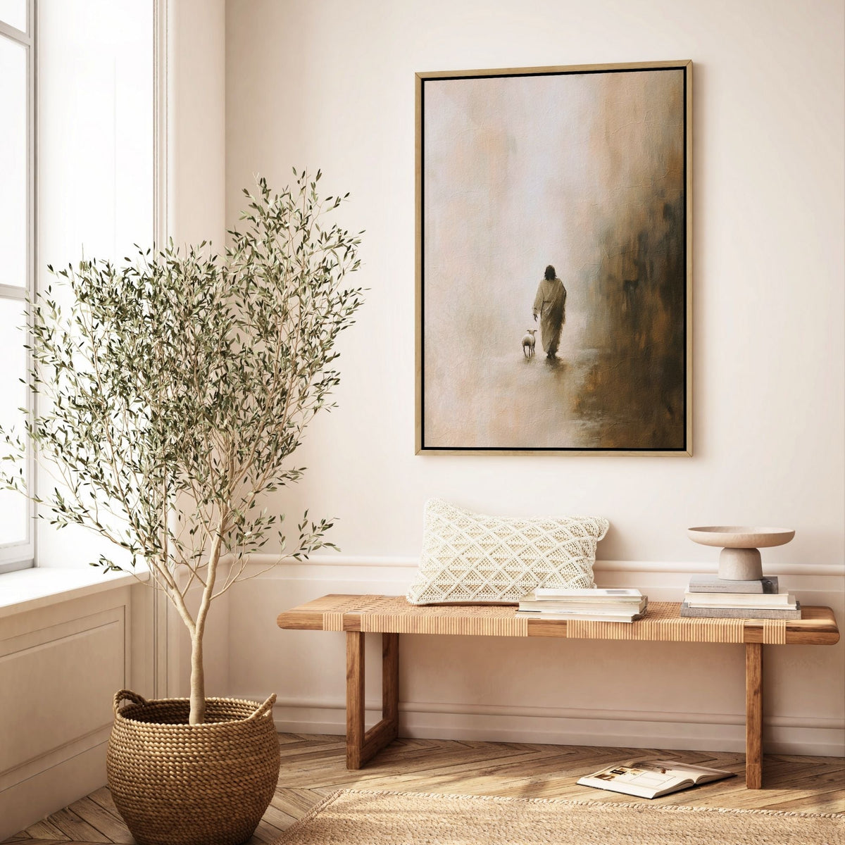 Parable of The Lost Sheep IV - Canvas