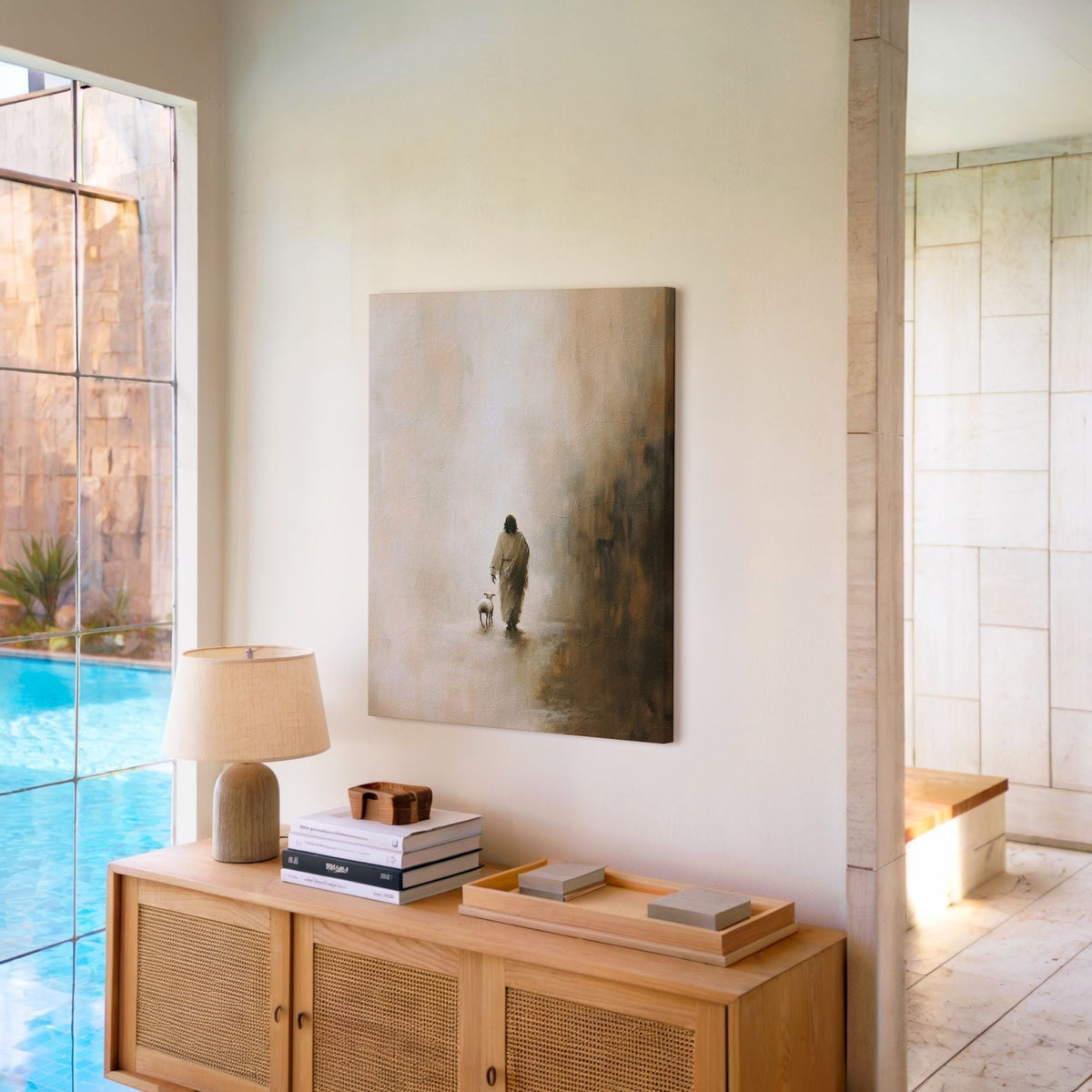 Parable of The Lost Sheep IV - Canvas