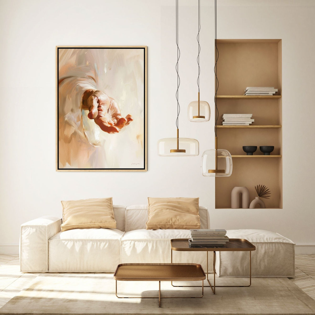 Hand of Jesus - Canvas