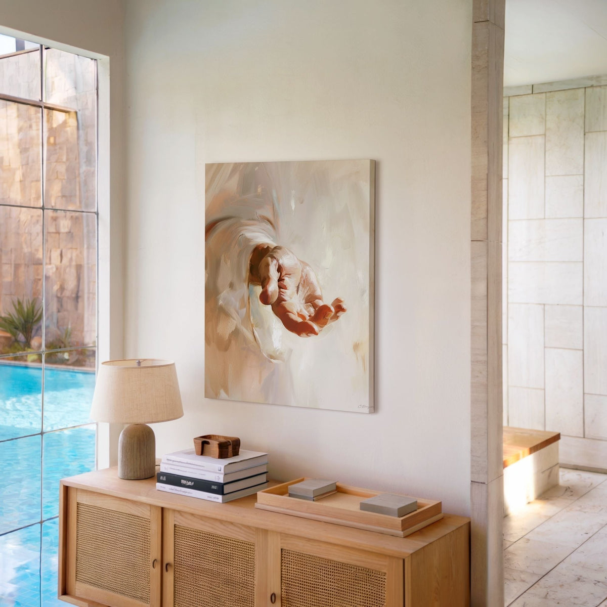 Hand of Jesus - Canvas