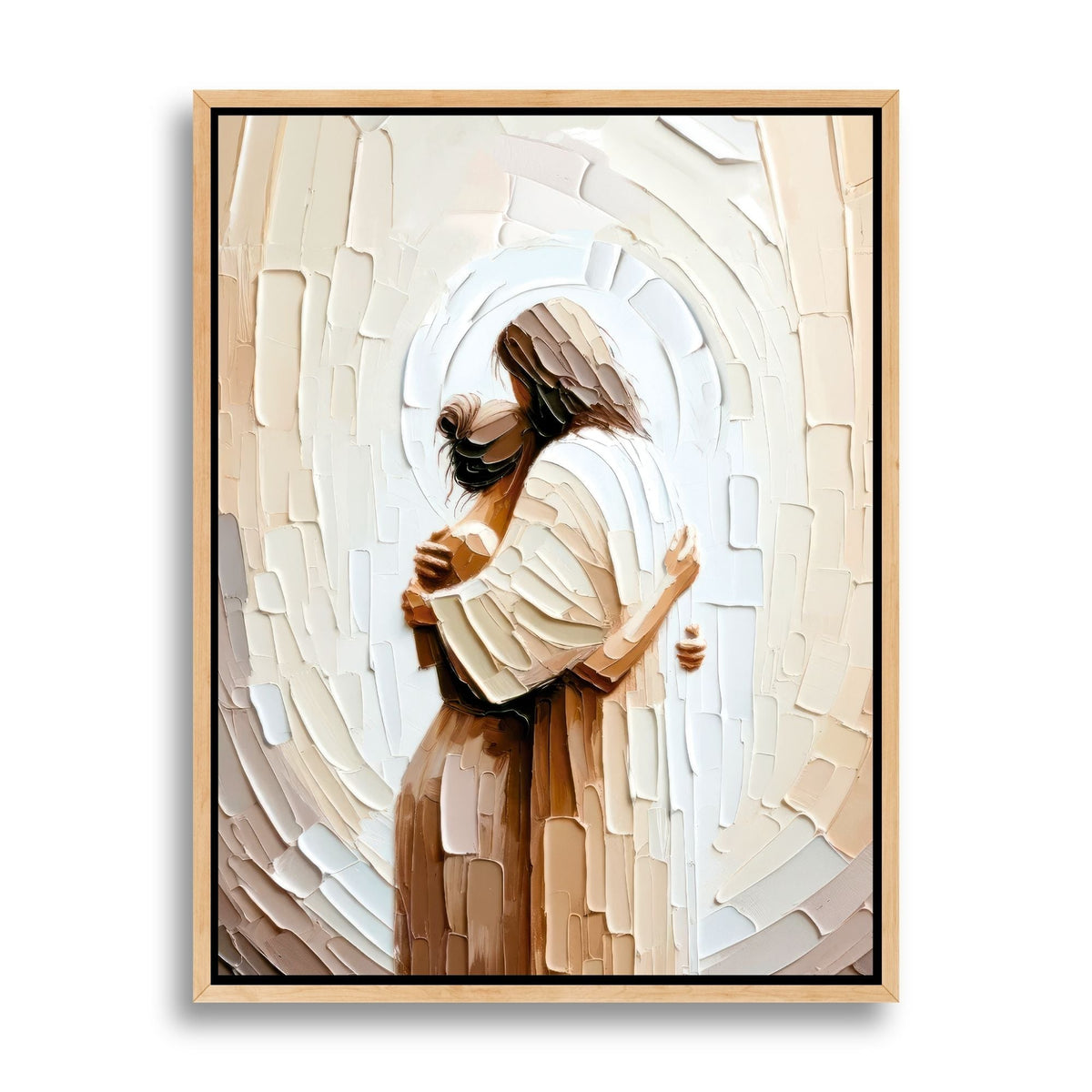 Jesus Hugging a Woman V - Canvas
